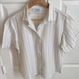 Vintage Cotton Button Down Shirt